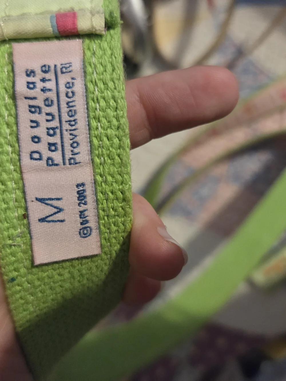 Douglas Paquette Womens Pink Green Cocktail D-Ring Belt Size M Set Of 2 Shoes
